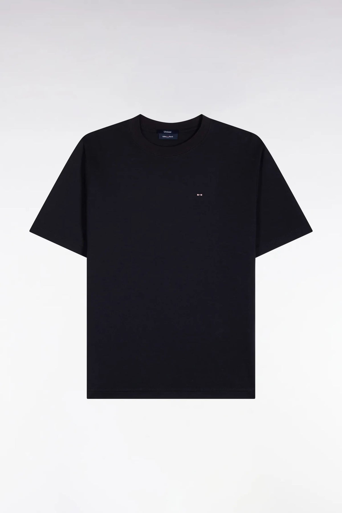 Eden Park  Men Short-Sleeved Navy Cotton Straight-Cut T-Shirt SKU: H26MAITC0009_BLF Image 02
