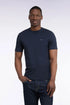Eden Park 0 Men Straight Cut Navy Short-Sleeved T-Shirt SKU: H26MAITC0030_BLF Image 01