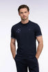 Eden Park  Men Short-Sleeved Navy T-Shirt XV De France Straight Cut SKU: H26MAITC0036_BLF Image 01
