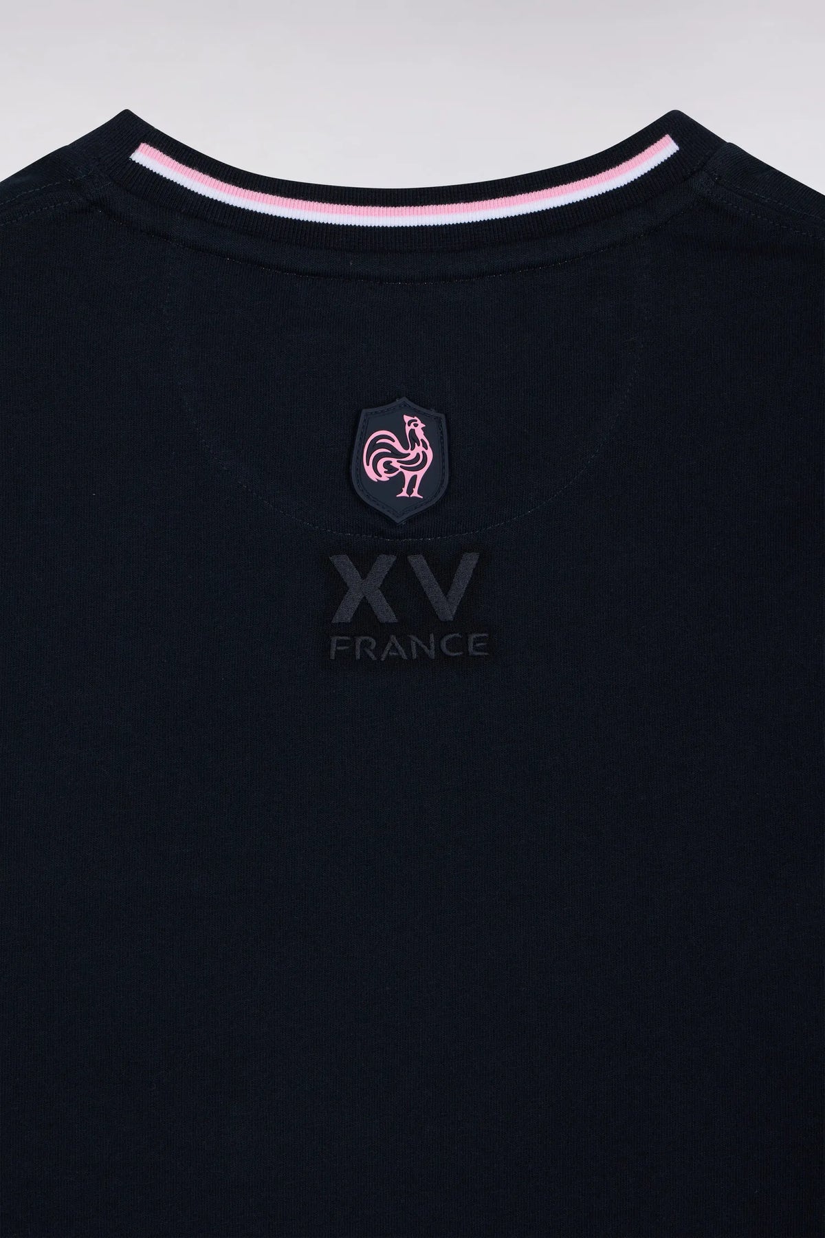 Eden Park  Men Short-Sleeved Navy T-Shirt XV De France Straight Cut SKU: H26MAITC0036_BLF Image 05