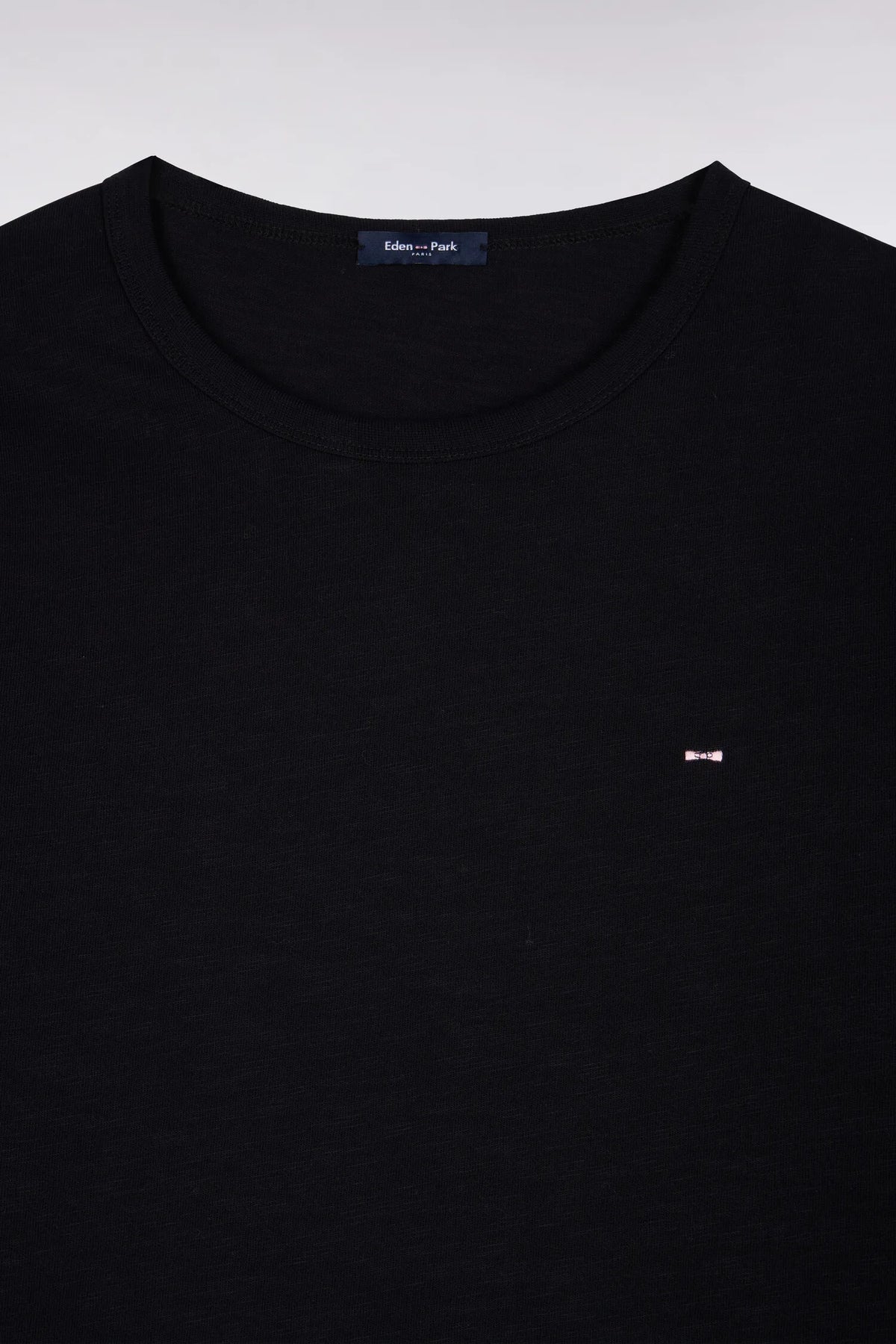 Eden Park  Men Slim Fit Black Cotton Long-Sleeved T-Shirt SKU: H26MAITL0006_NO Image 05