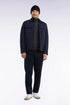 Eden Park 0 Men Straight-Cut Navy Stretch Nylon Overshirt SKU: H26PAMSU0005_BLF Image 01