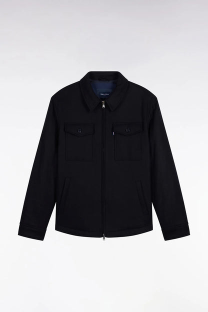 Eden Park 0 Men Navy Patch Pocket Overshirt SKU: H26PAMSU0017_BLF Image 02