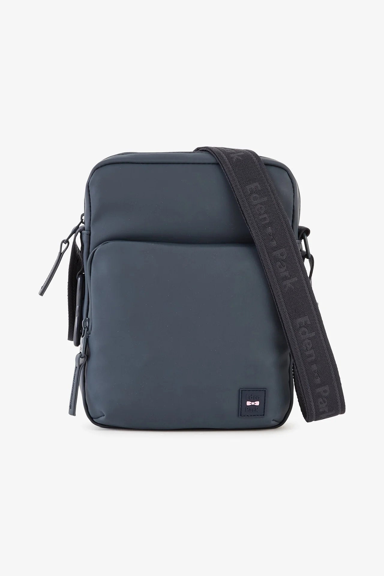 Dark Blue Rubber Messenger Bag_01