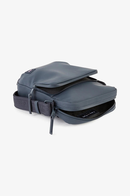 Dark Blue Rubber Messenger Bag_03