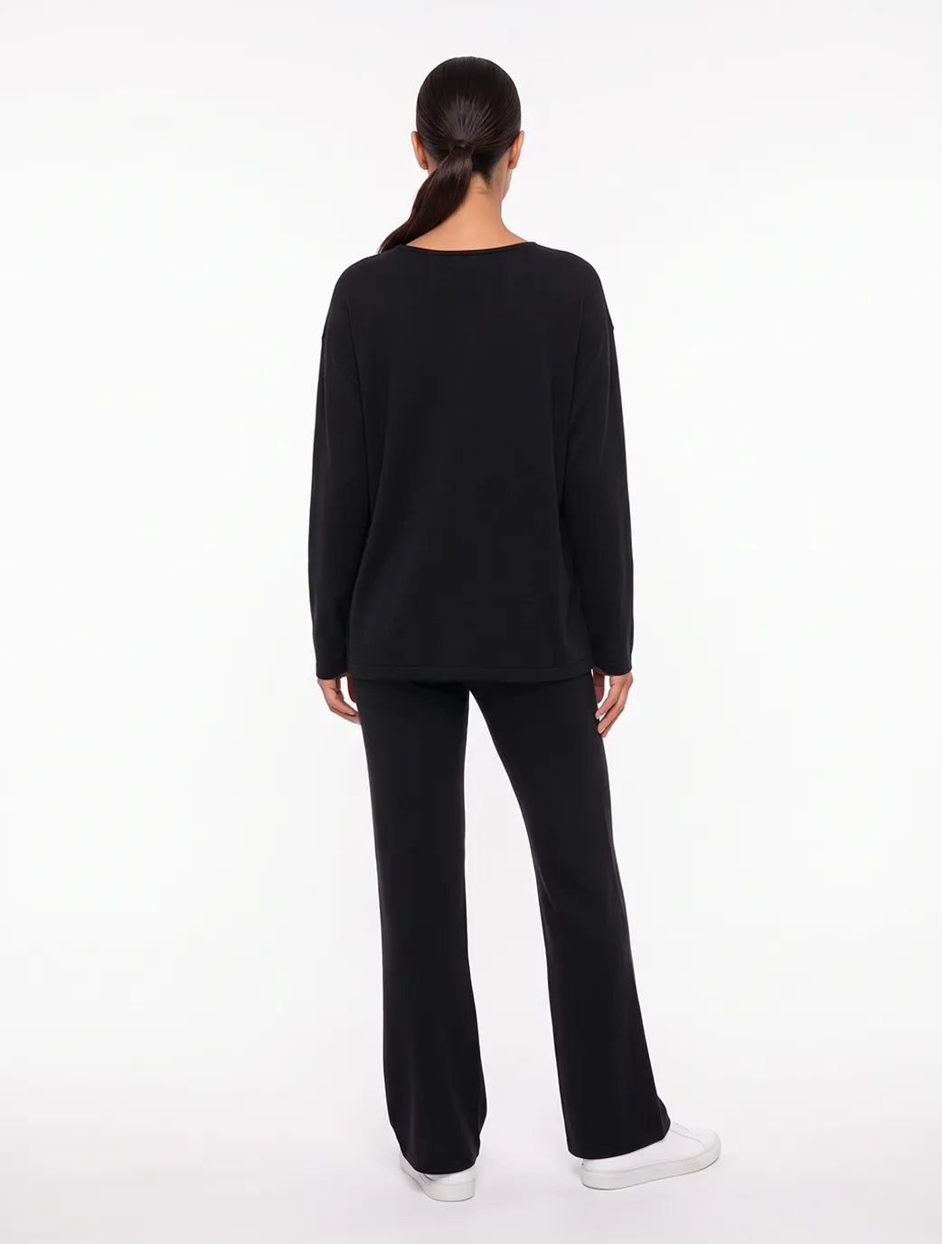 Marie France Black Women Calm Pant SKU: HWCALMPANT_Black Image 02