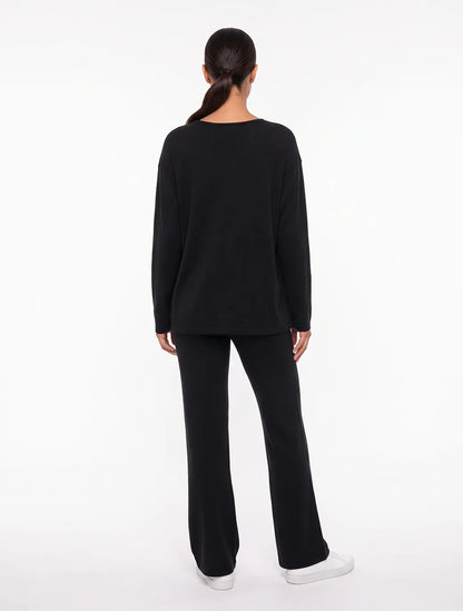 Marie France Black Women Calm Pant SKU: HWCALMPANT_Black Image 02