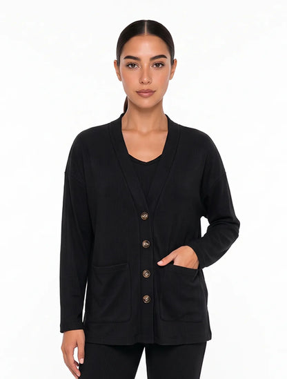 Marie France Black Women Mody Jacket SKU: HWMODYJACKET_BLACK Image 01