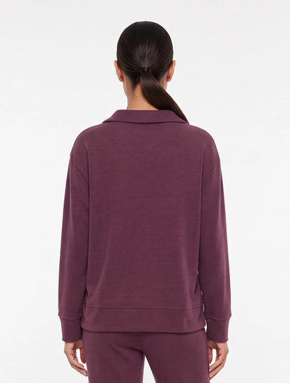Marie France Burgundy Women Stayin Top SKU: HWSTAYINTOP_Burgundy Image 02