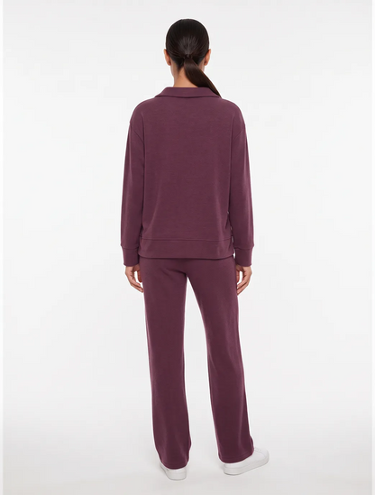 Marie France Burgundy Women Stayin Top SKU: HWSTAYINTOP_Burgundy Image 04