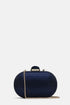 Luisa Spagnoli Blu/Oro Women Ialofane Elegant Crystal-Embellished Clutch SKU: IALOFANE_1227 0002 Image 01