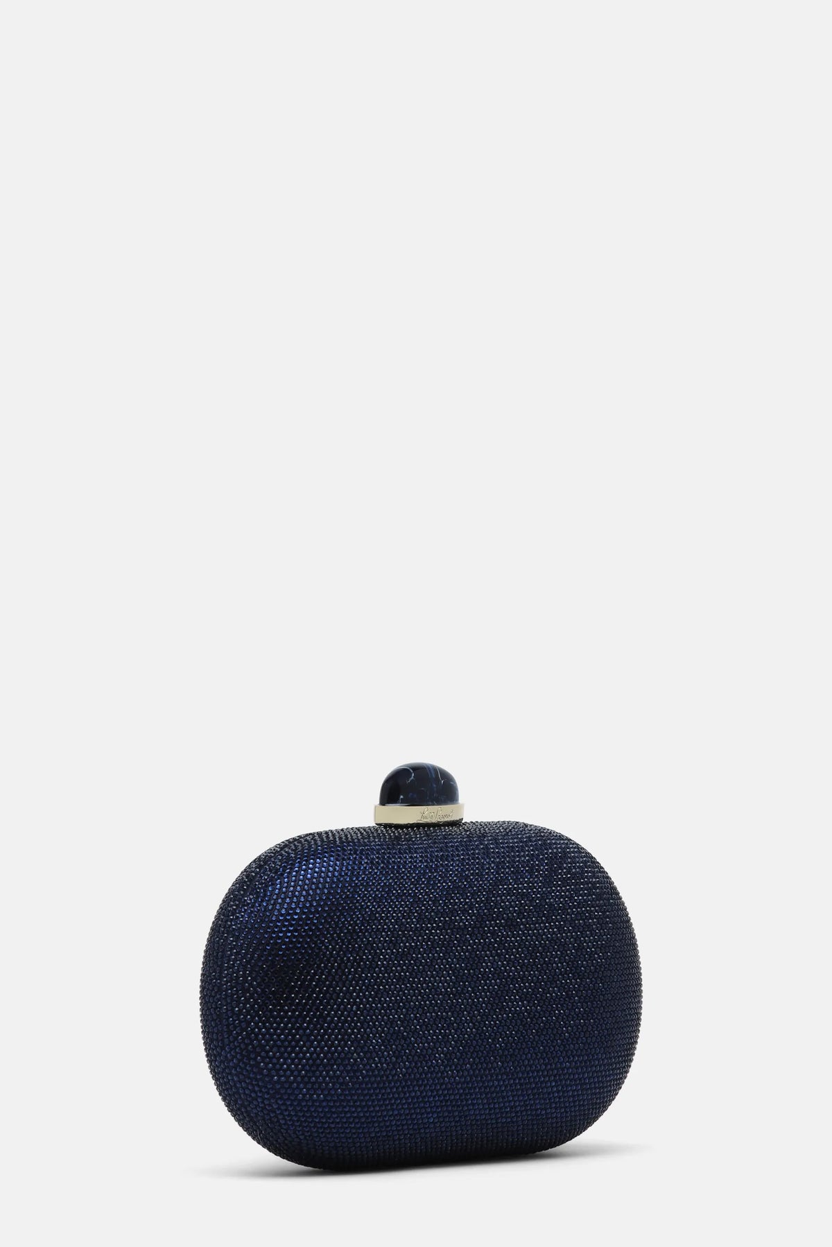 Luisa Spagnoli Blu/Oro Women Ialofane Elegant Crystal-Embellished Clutch SKU: IALOFANE_1227 0002 Image 05