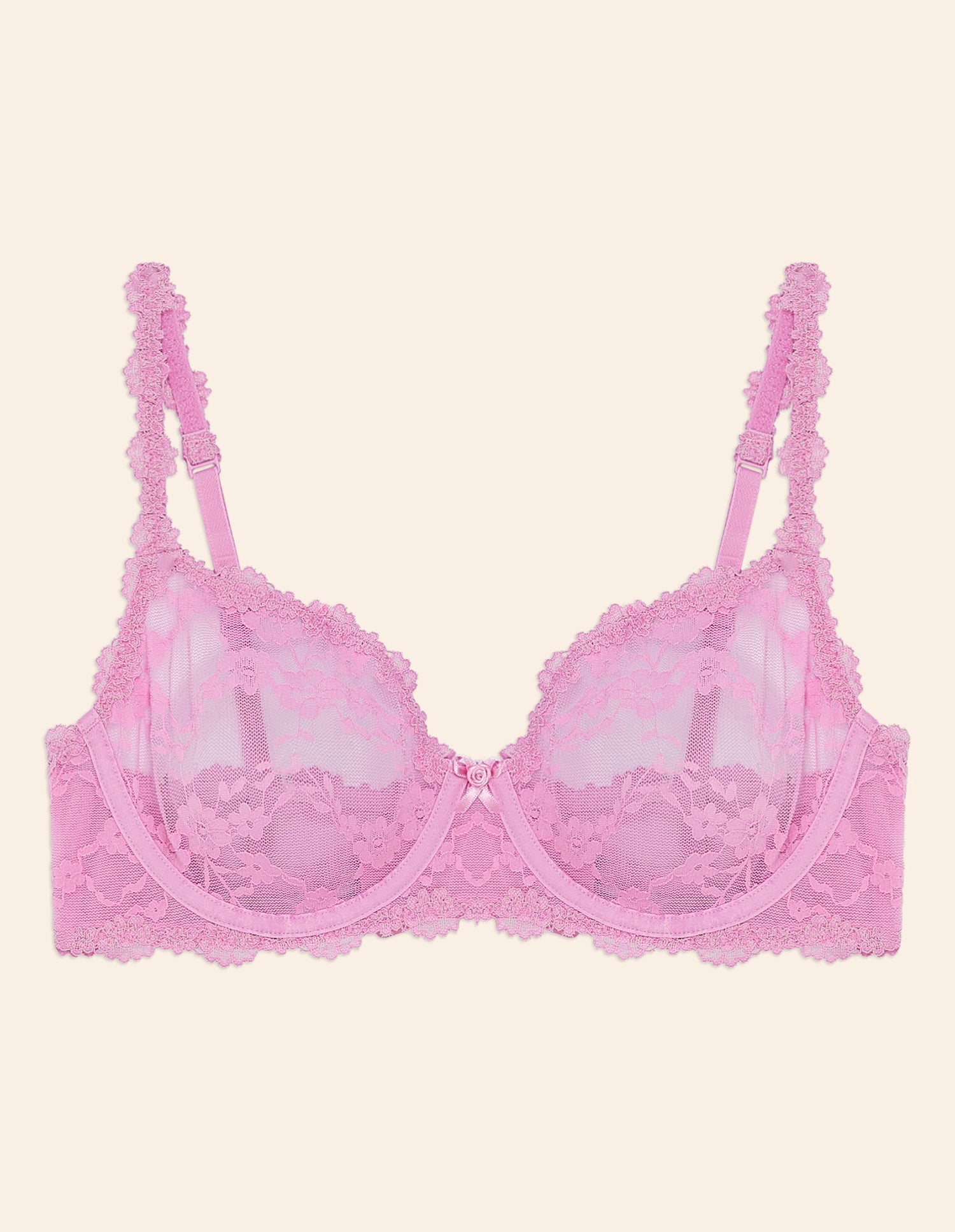 Yamamay_Fancy Lace Non-Padded Balcony Bra in Stretch Lace with Underwire_IBAD181007_077_04