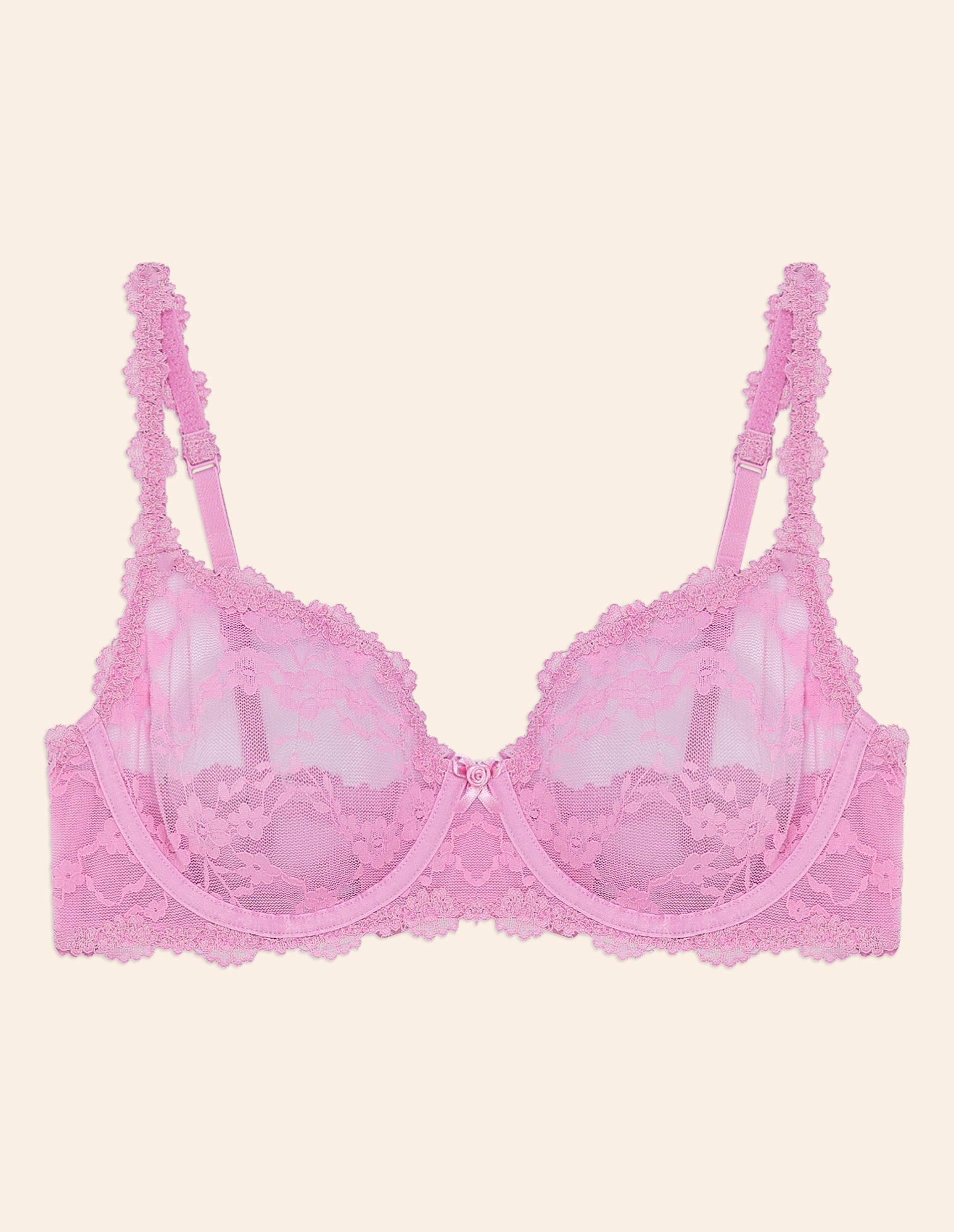 Yamamay_Fancy Lace Non-Padded Balcony Bra in Stretch Lace with Underwire_IBAD181007_077_04