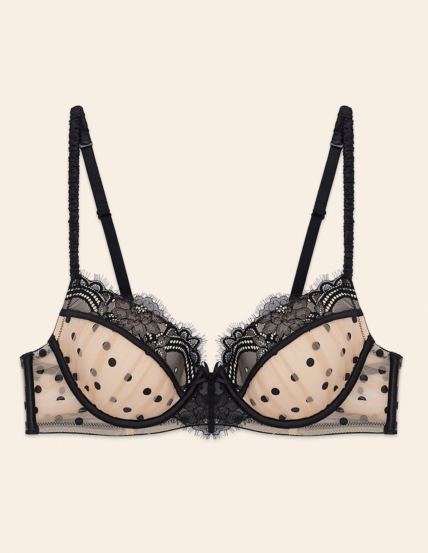 Yamamay_Delice Lightly Padded Balconette Bra with Underwire in Different Cup Sizes_IBAD181010_075_04