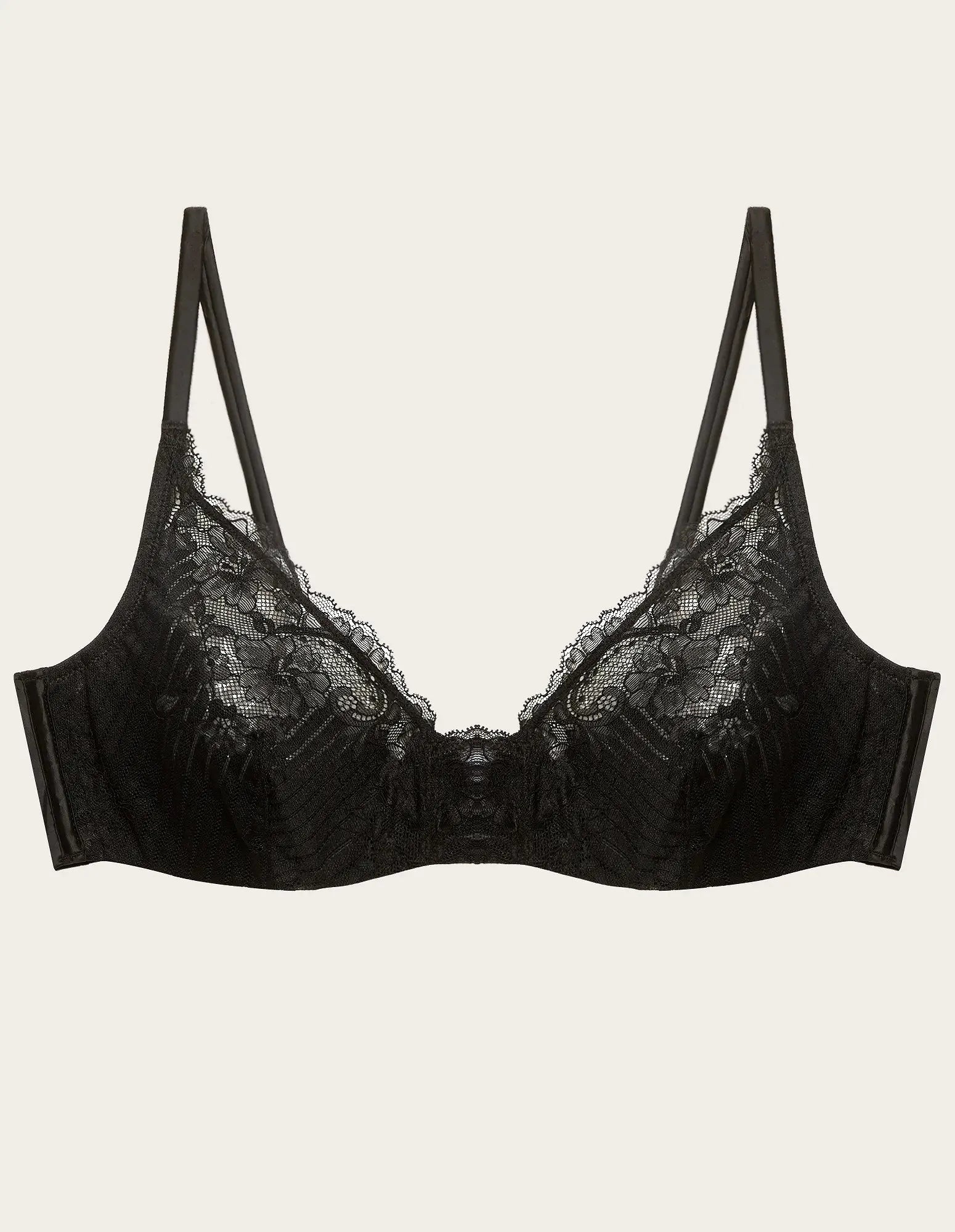 Yamamay_Black_Balconette Bra with Underwire in Different Cup Sizes Ð Malice_IBAD183007_072_05