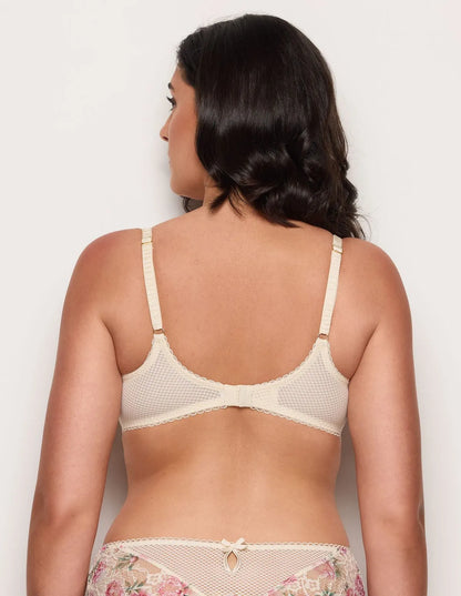 Yamamay_Almond_Preformed Balconette Bra with Underwire in Different Cup Sizes Ð Eloise_IBAD183008_244_03