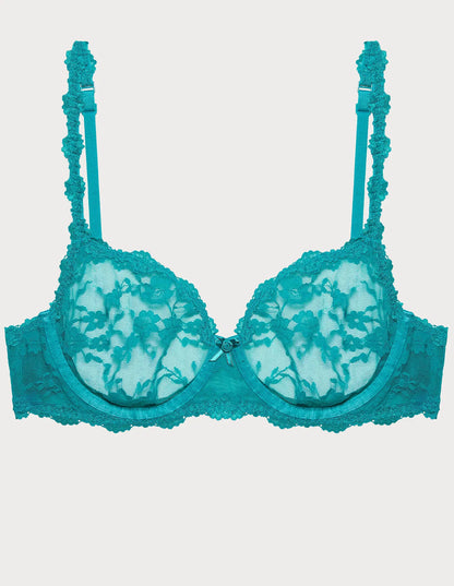 Yamamay_Lake Green_Unlined Balconette Bra with Differentiated Cups and Underwire Ð Fancy Lace_IBAD183017_248_05