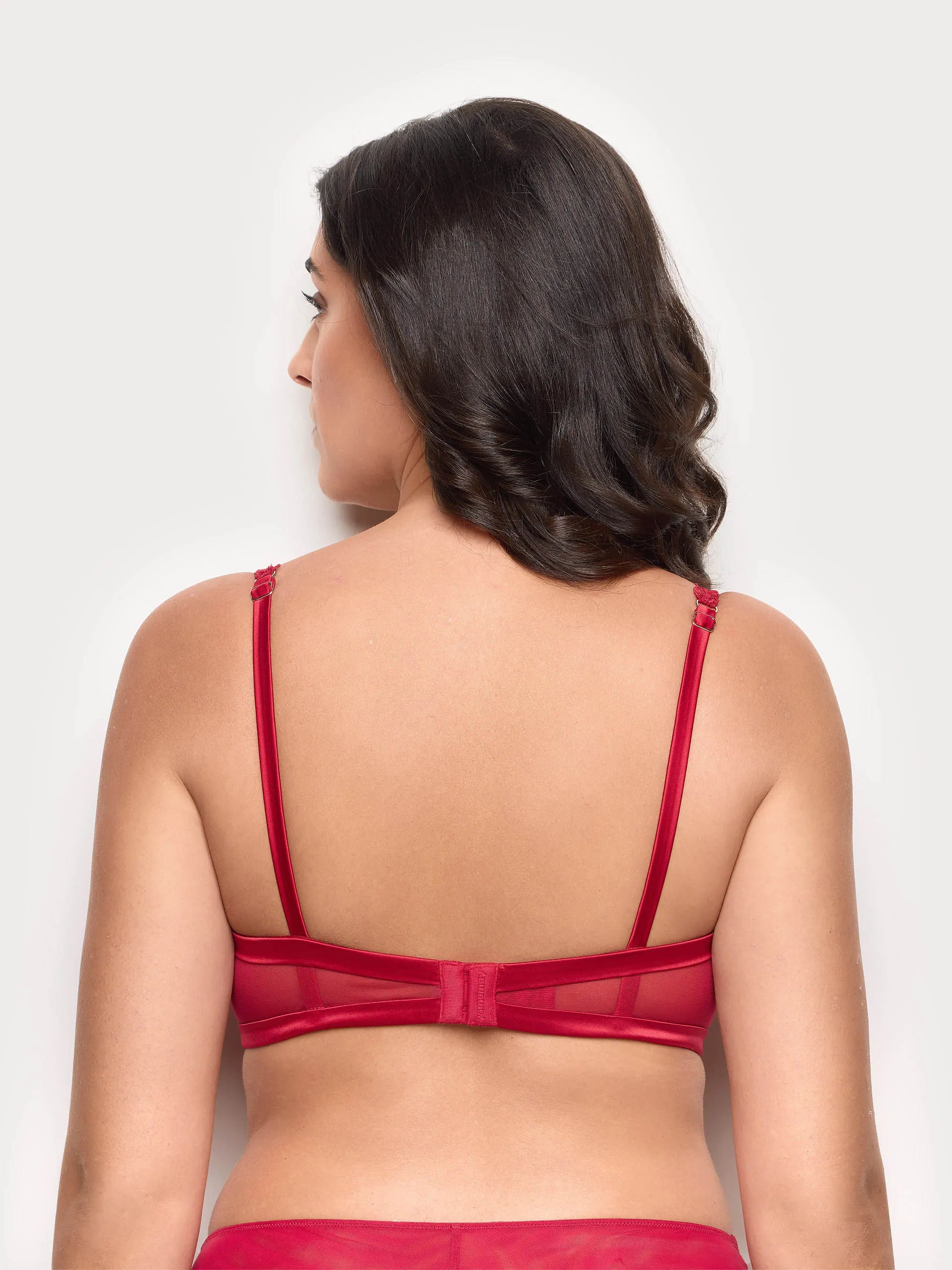 Yamamay_Ruby Red_Unlined Sail Balcony Without Underwire Red Bloom_IBAD184003_909_04