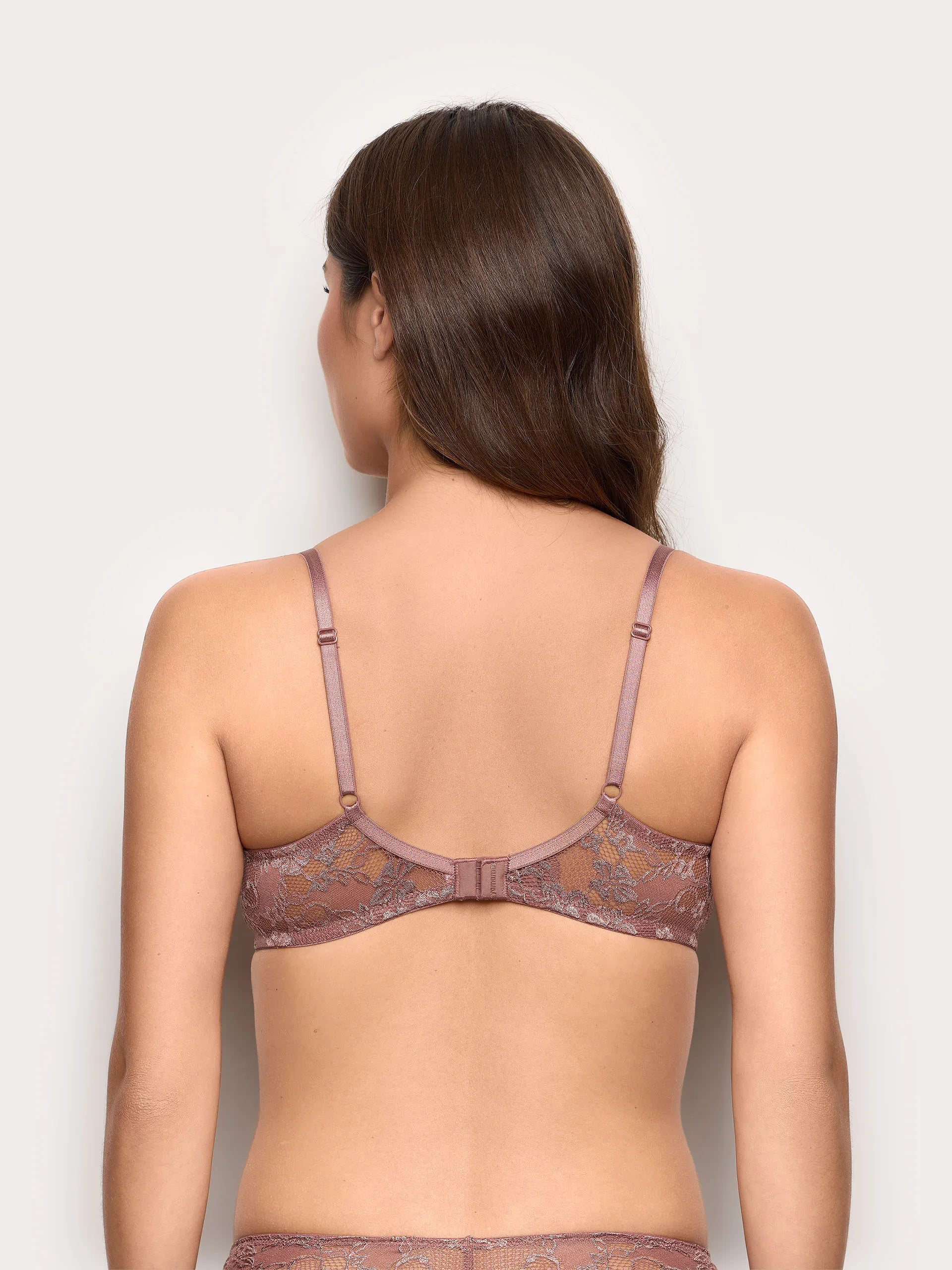 Yamamay_Dark Mauve_Balcony Bra in Different Cup Sizes - Primula Color_IBAD191002_063_04