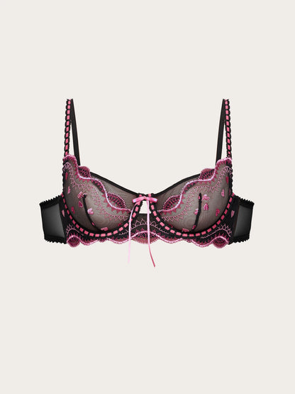 Yamamay_Black_Unlined Balconette Bra with Underwire - Deep Love_IBAD191004_072_07