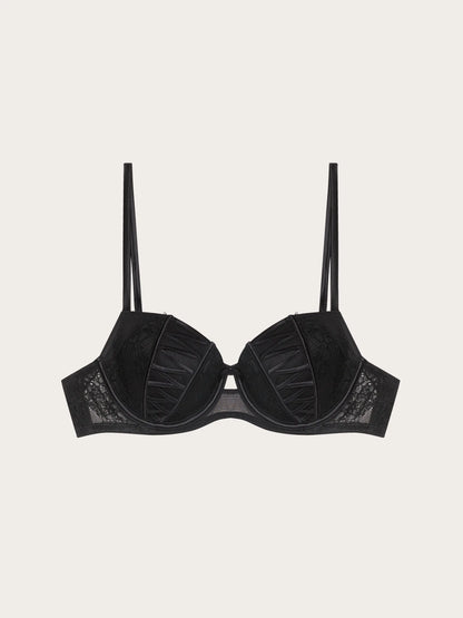 Yamamay_Black_Preformed Balconette Bra with Underwire in Different Cup Sizes - Desire_IBAD191005_072_07