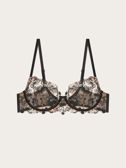 Yamamay BEIGE Women Balcony Bra in Different Cup Sizes - Floral Flow SKU: IBAD193005_726 Image 05