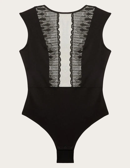 Yamamay_Black_Bodysuit with Padded Strap in Lace Ð Illusion_IBDD183001_072_06
