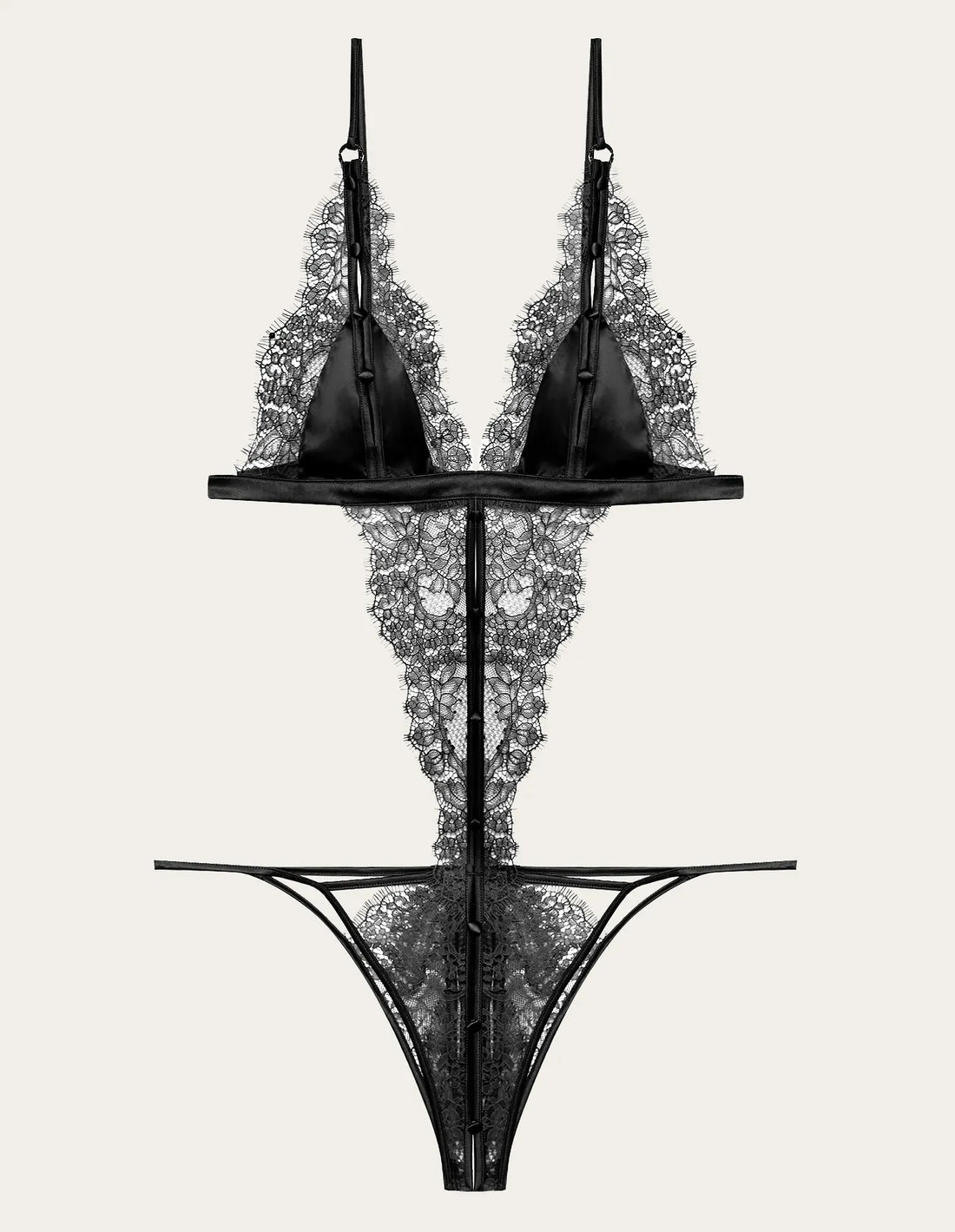 Yamamay_Black_Wireless Bodysuit with Lace and Cut-Out Details Ð Priv� Kylie_IBDD183011_072_06