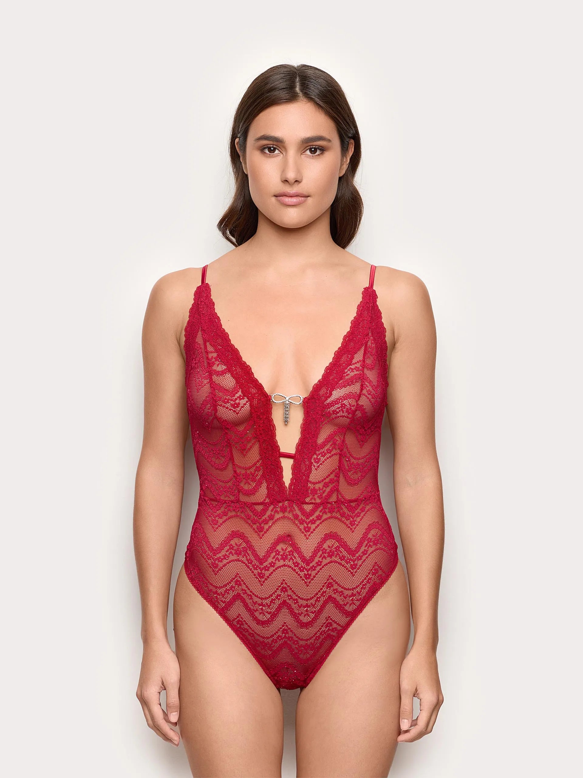 Yamamay_Ruby Red_Red Lace Bodysuit Jolly_IBDD184001_909_02