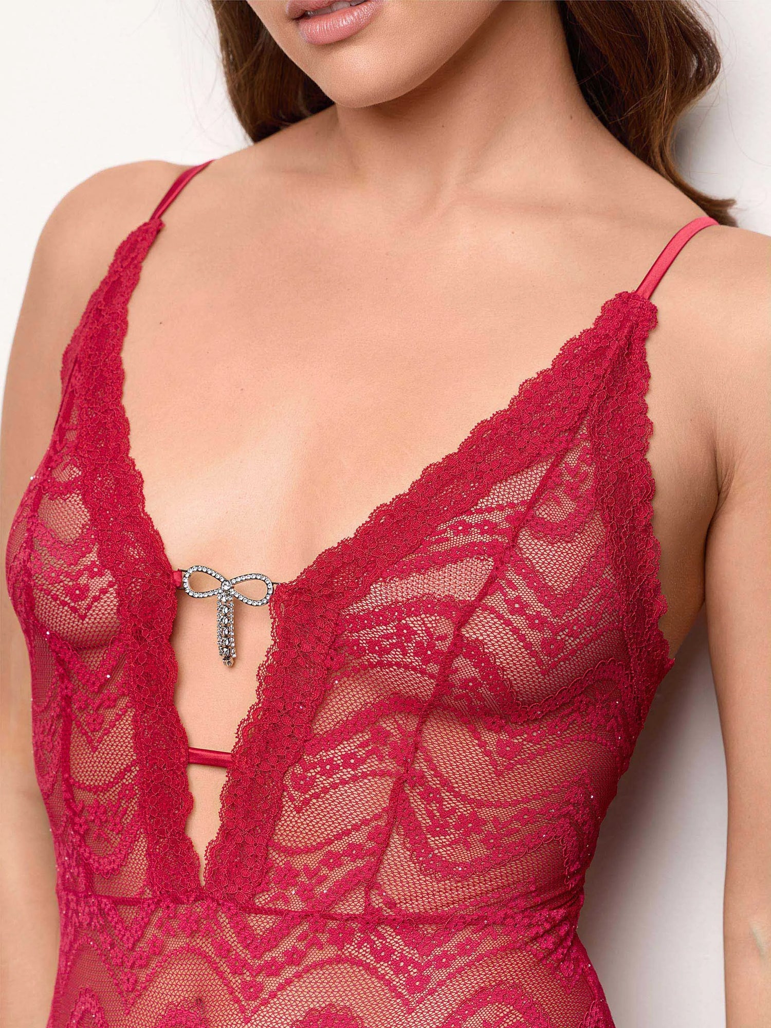 Yamamay_Ruby Red_Red Lace Bodysuit Jolly_IBDD184001_909_03