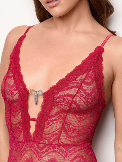 Yamamay_Ruby Red_Red Lace Bodysuit Jolly_IBDD184001_909_03