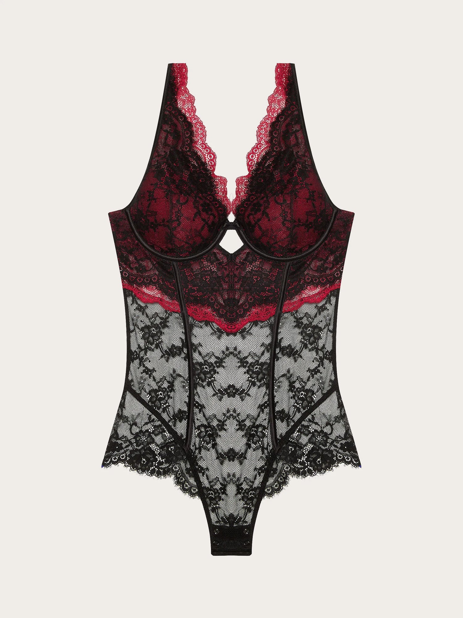 Yamamay_Black_Moulded Body with Underwire and Removable Padding Romantic_IBDD184003_072_05