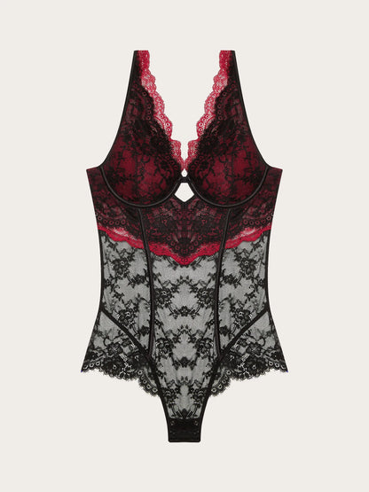 Yamamay_Black_Moulded Body with Underwire and Removable Padding Romantic_IBDD184003_072_05