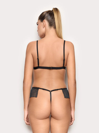 Yamamay_Black_Bodysuit without Underwire with Fringes - Priv� Dana_IBDD191002_072_04
