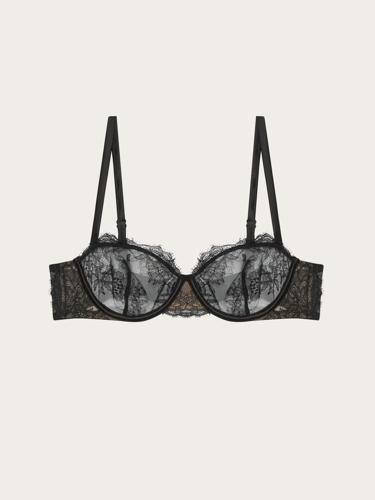 Yamamay BLACK Women Balconette Bra - Black Shadow SKU: IBLD193001_072 Image 05