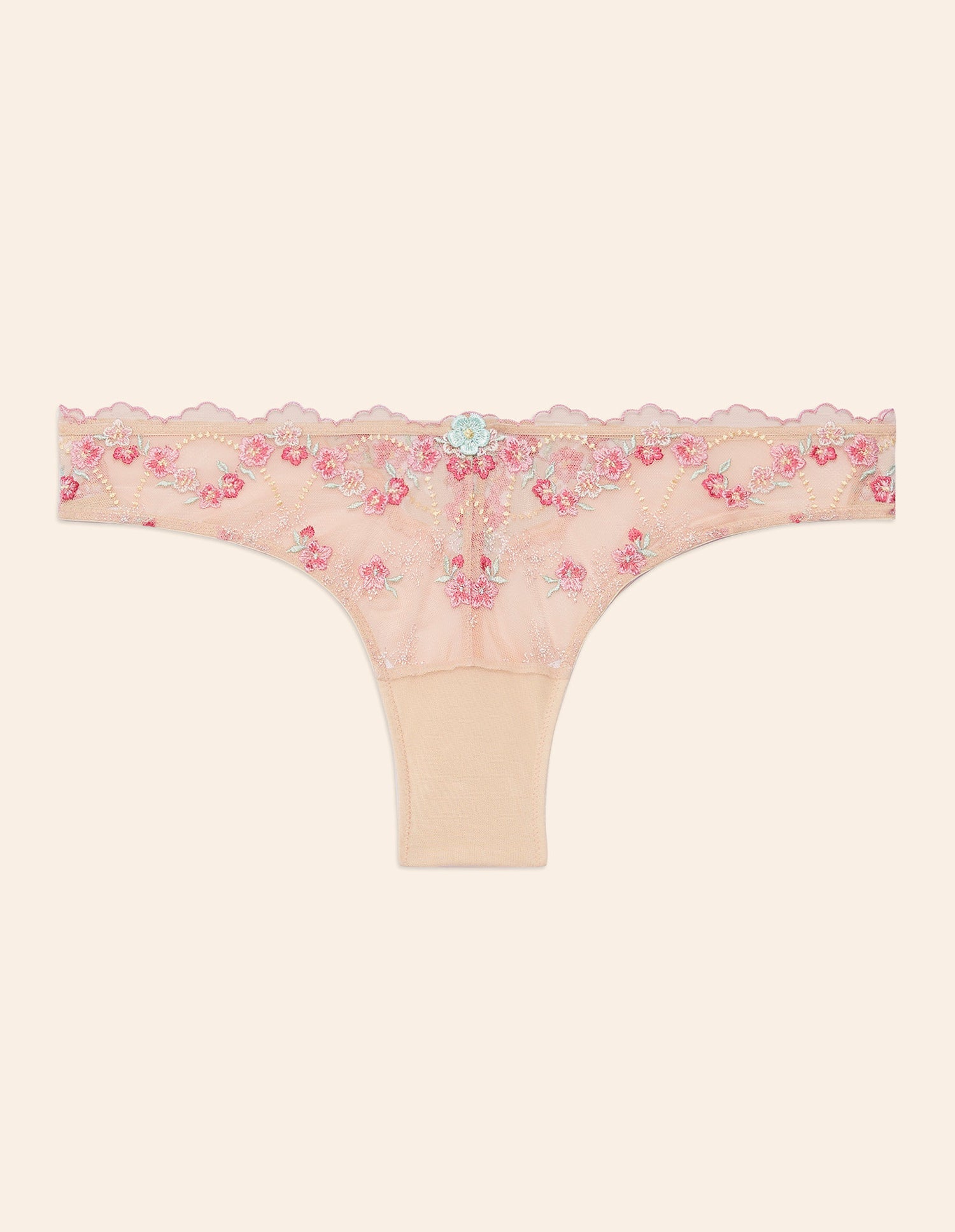 Yamamay_Melissa Brazilian Briefs in Tulle and Lace with Floral Embroidery_IBND181021_970_05