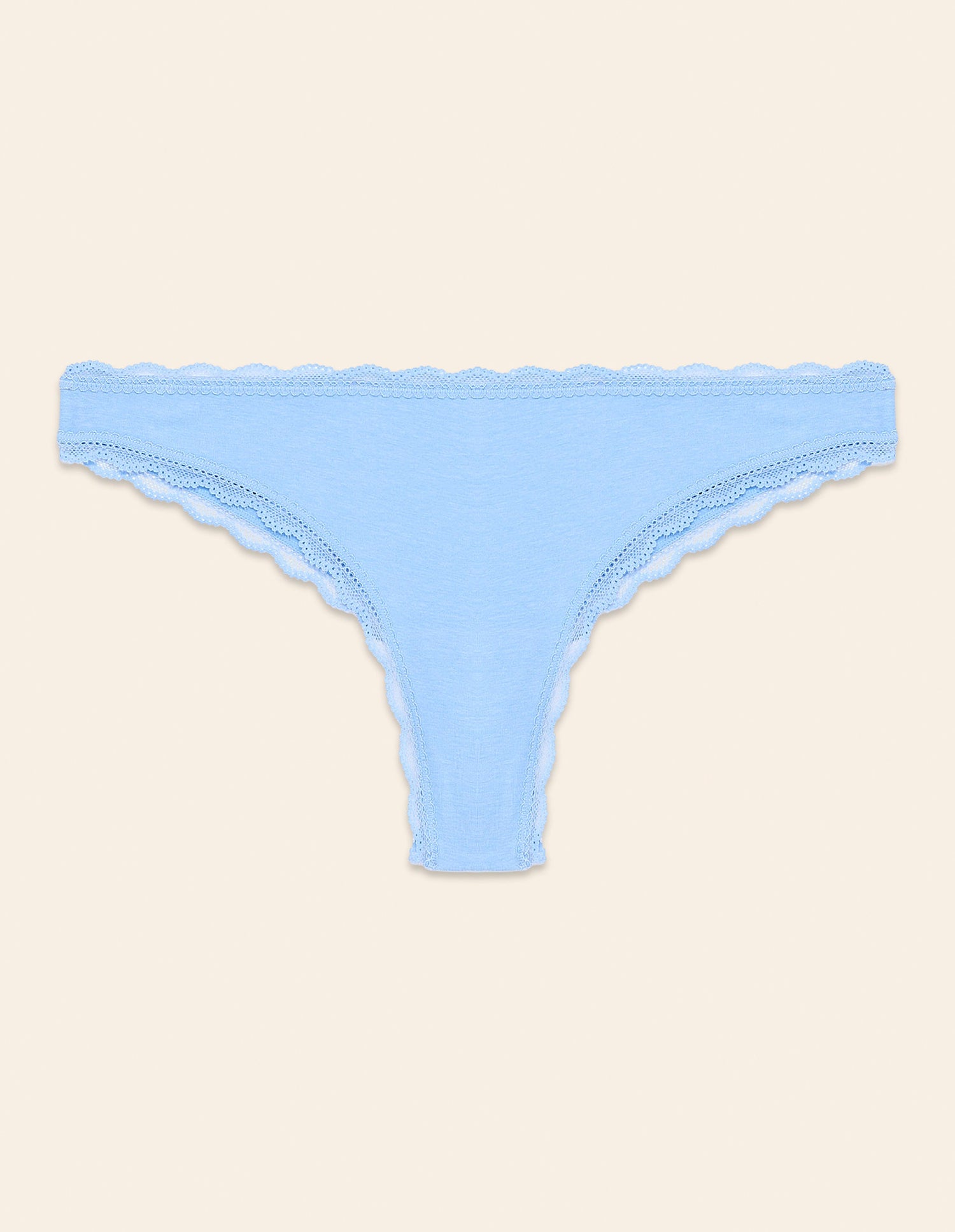 Yamamay_Vicky Solid Color Brazilian Briefs in Stretch Cotton with Lace Trim_IBND181028_056_04