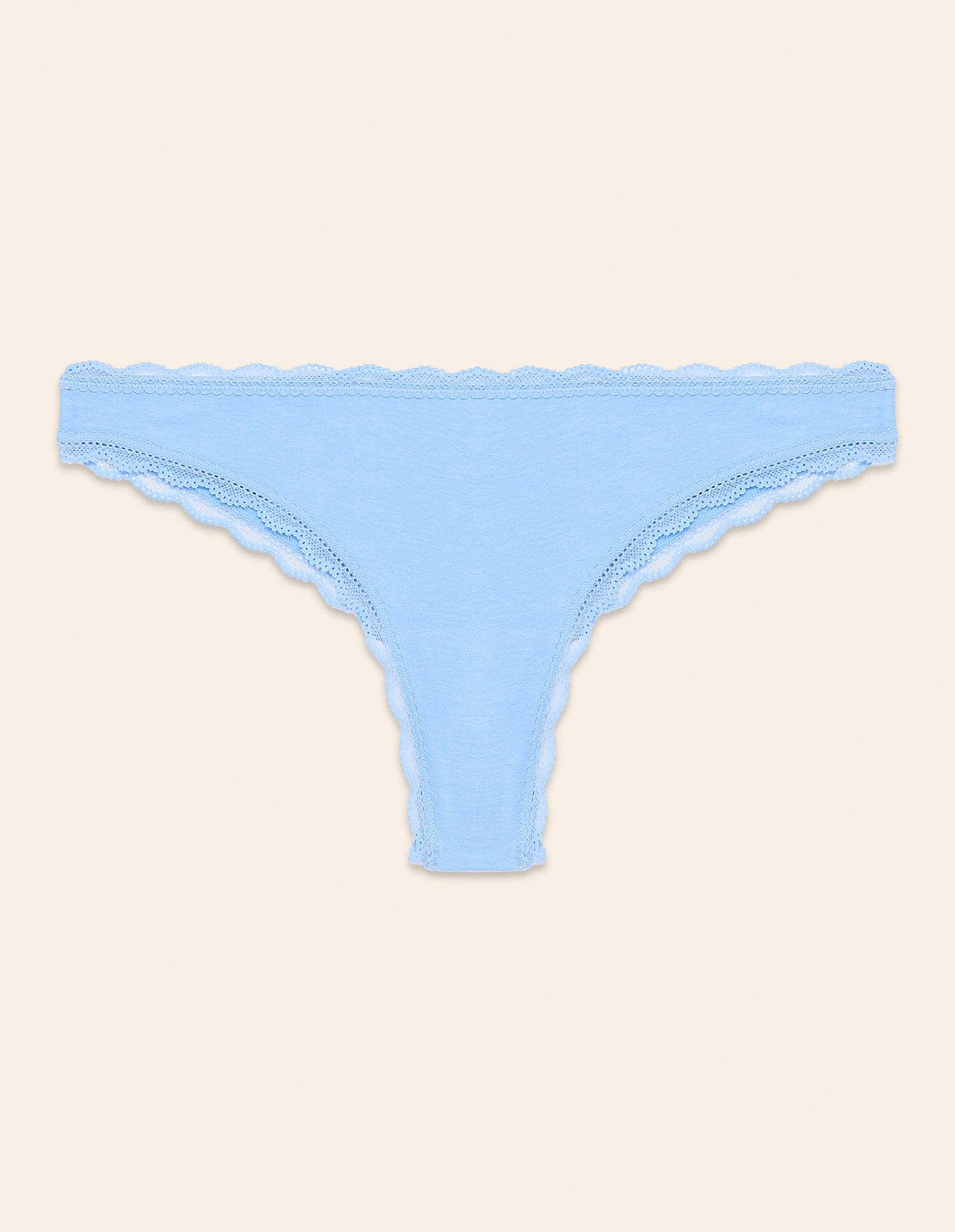 Yamamay_Vicky Solid Color Brazilian Briefs in Stretch Cotton with Lace Trim_IBND181028_056_04