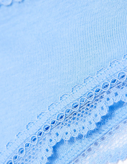 Yamamay_Vicky Solid Color Brazilian Briefs in Stretch Cotton with Lace Trim_IBND181028_056_05