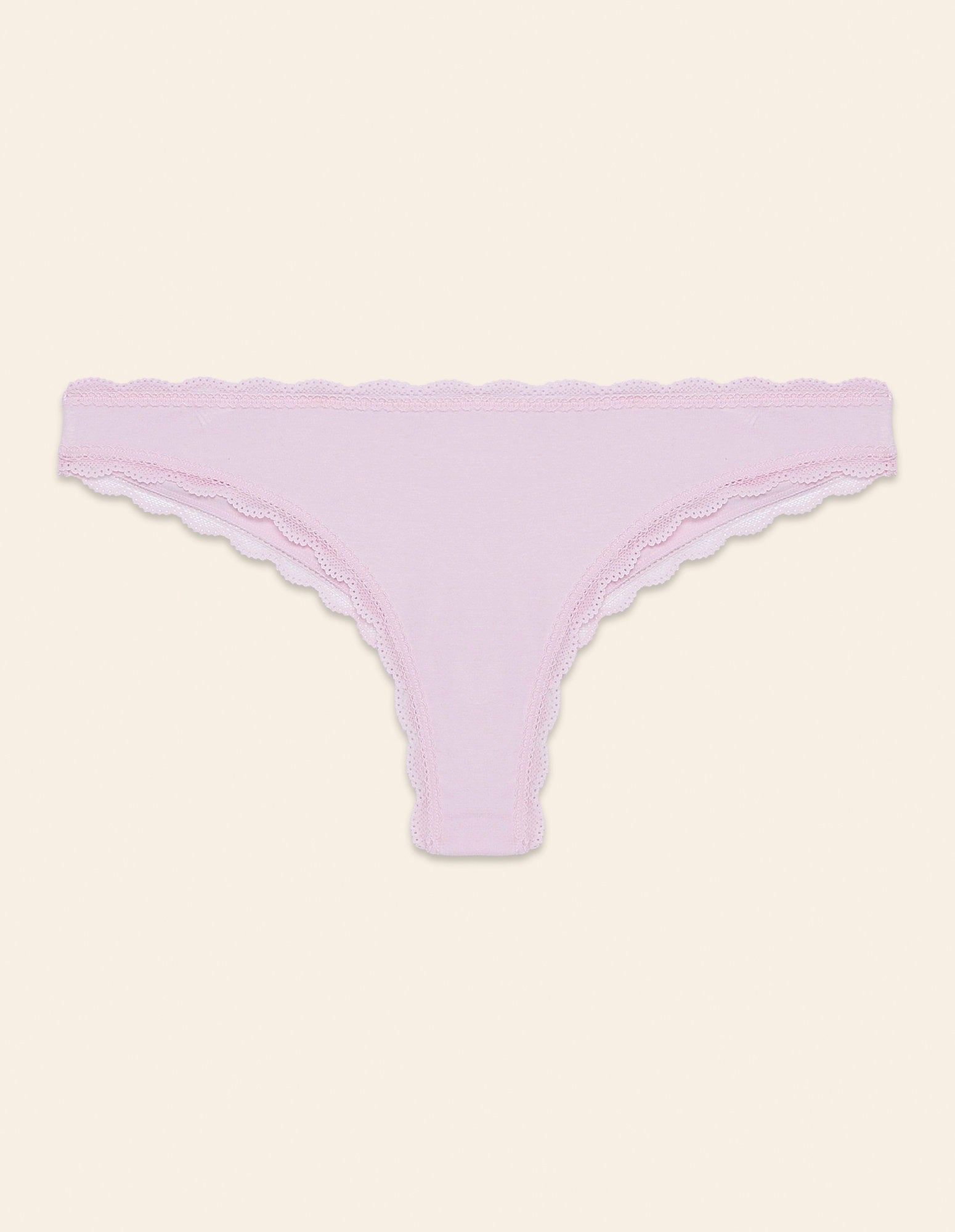 Yamamay_Vicky Solid Color Brazilian Briefs in Stretch Cotton with Lace Trim_IBND181028_900_04