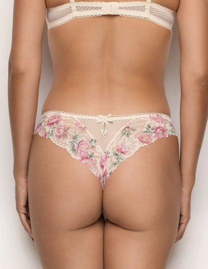 Yamamay_Almond_Brazilian Brief in Lace and Tulle Ð Eloise_IBND183013_244_04