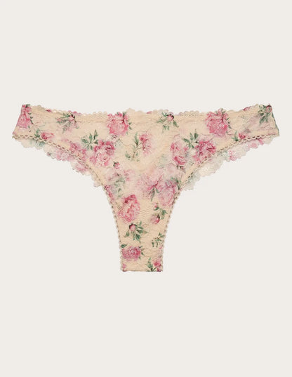 Yamamay_Almond_Brazilian Brief in Lace and Tulle Ð Eloise_IBND183013_244_06