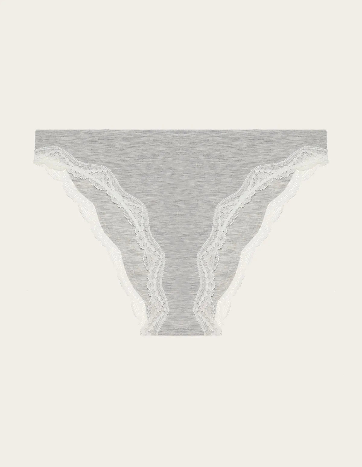 Yamamay_LIGHT MELANGE GREY_Brazilian Panty in Tencelª Modal with Silk Ð Modal/Silk Color_IBND183023_133_06