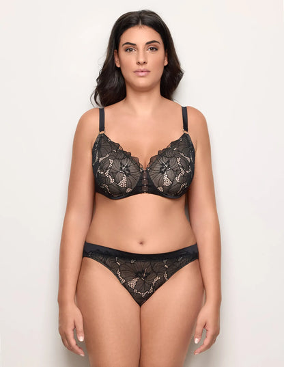 Yamamay_BLACK_Seamless Microfiber and Lace Brazilian Panty Ð Mythic_IBND183025_072_02