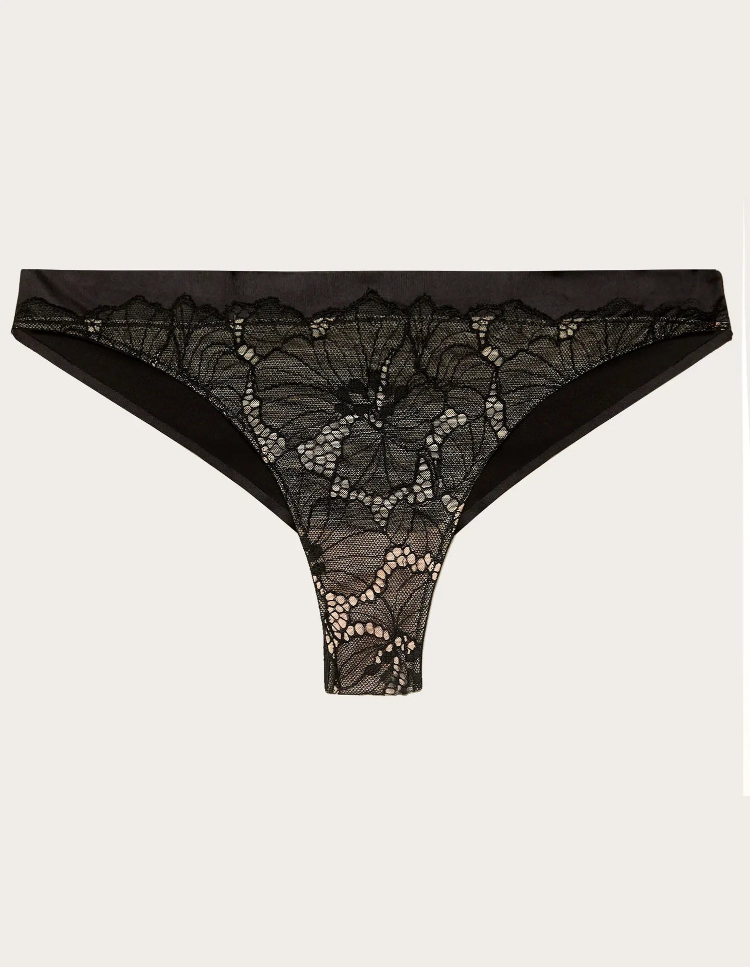 Yamamay_BLACK_Seamless Microfiber and Lace Brazilian Panty Ð Mythic_IBND183025_072_06