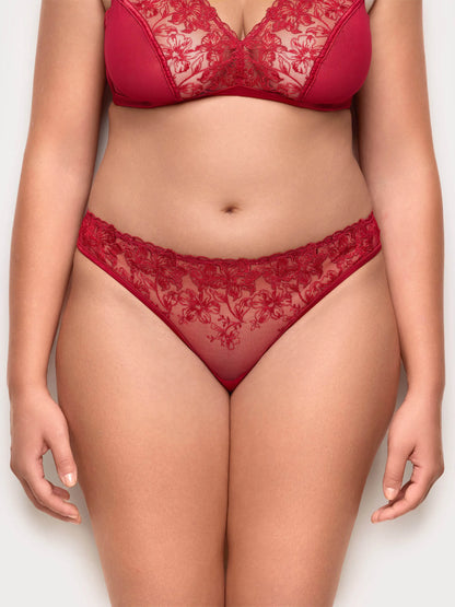 Yamamay_Ruby Red_Red Bloom Embroidered Tulle Brazilian_IBND184010_909_03