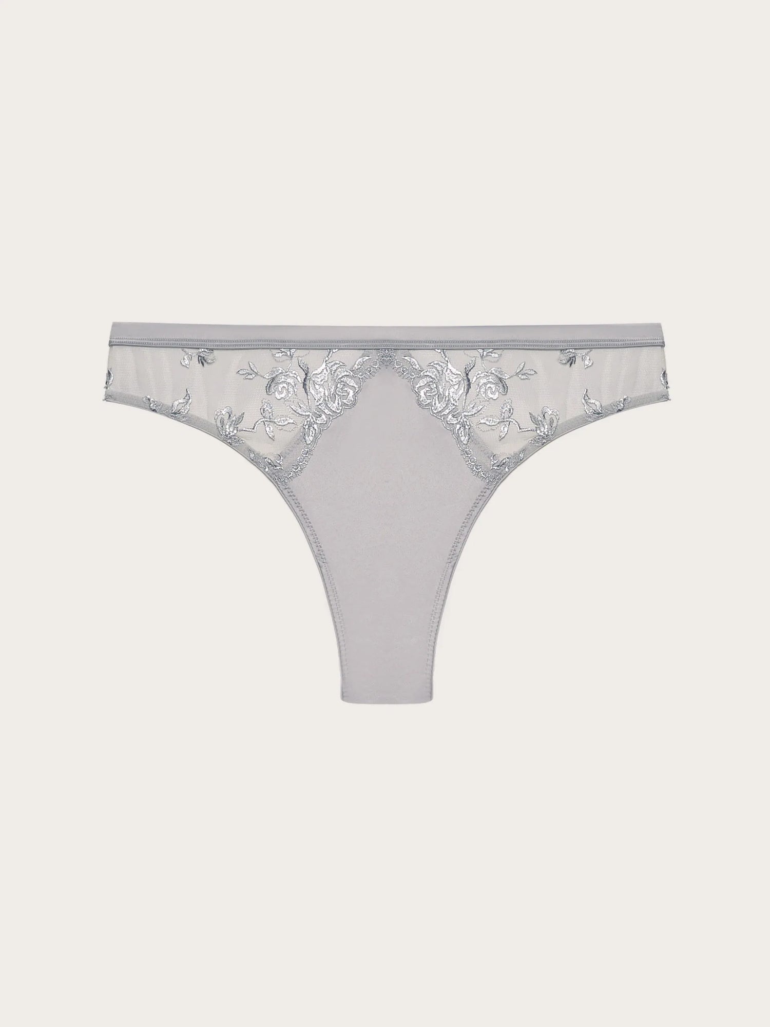 Yamamay_Silver_Embroidered Tulle Brazilian Brief Luna_IBND184012_097_06