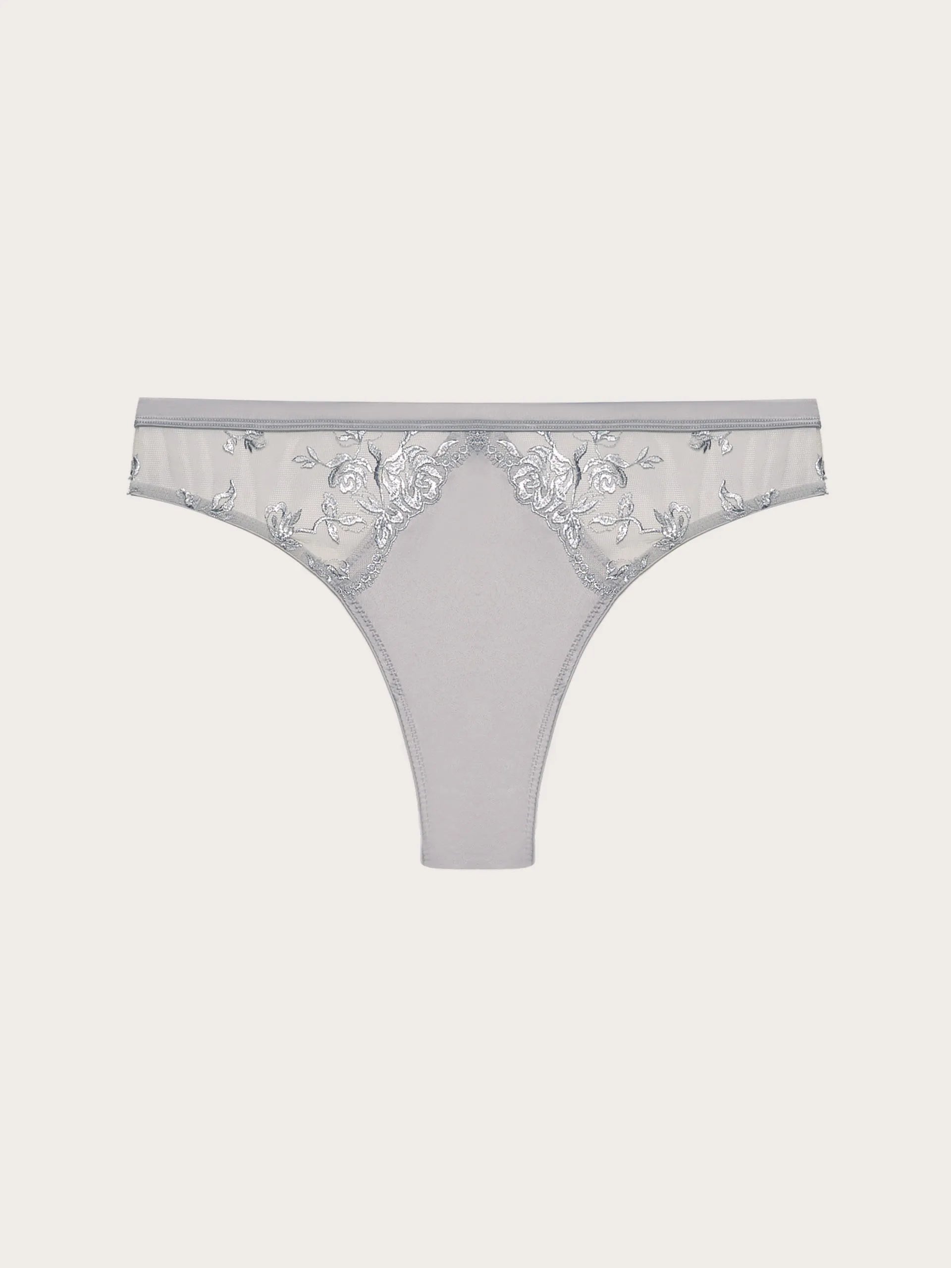 Yamamay_Silver_Embroidered Tulle Brazilian Brief Luna_IBND184012_097_06