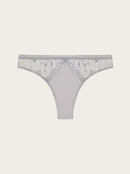 Yamamay_Silver_Embroidered Tulle Brazilian Brief Luna_IBND184012_097_06